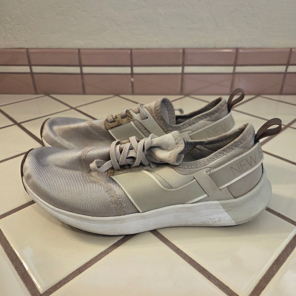 New Balance FuelCore Nergize Sport Womens 8 Grey Silver WNRGSEA1 Sneakers
